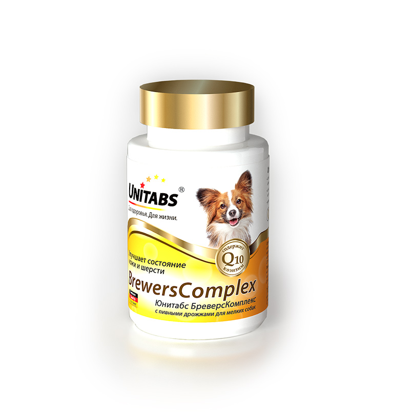 Unitabs BrewersComplex для улучшения состояния кожи и шерсти для мелких собак
