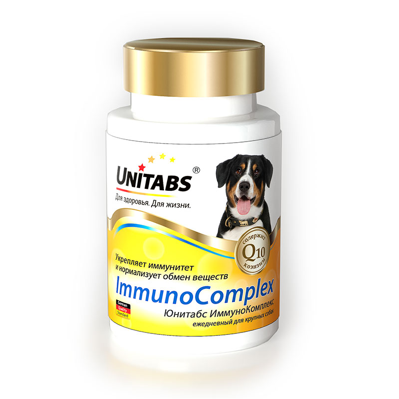Unitabs ImmunoComplex для укрепления иммунитета для крупных собак